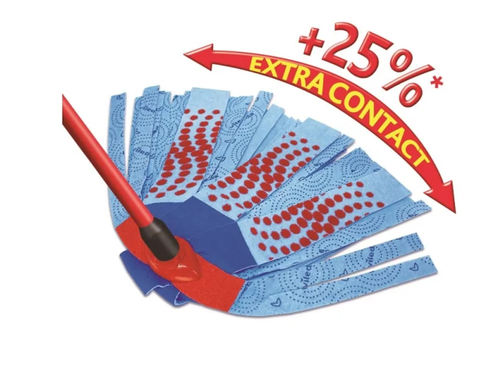 Mop 3ACTION VELOUR Vileda Mop+Kij 140008